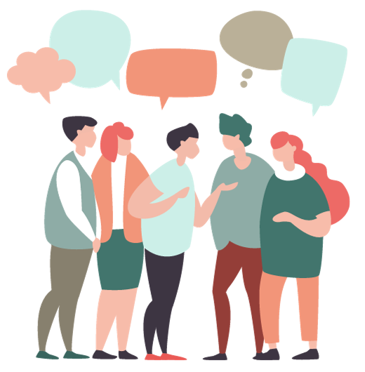 Dessin d'un groupe de personne